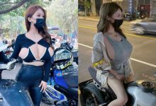 苗栗車聚驚見重量級「豪乳女騎士」胸前自備兩顆安全氣囊-蜗牛扑克官方-GG扑克