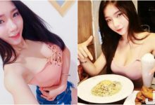 愛吃鬼「大奶妹子」參上！低胸背心「雪白美乳爆出」！整頓飯更好吃啦！-蜗牛扑克官方-GG扑克