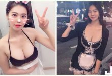 好胸！飲料店捕捉「黑衣奶妹」爆乳女僕太犯規！豪大大的「銷魂乳量」畫面逼死人…-蜗牛扑克官方-GG扑克