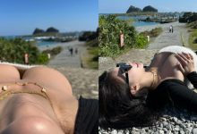 橫看成嶺側成峰！巨乳妹「艾妃」應景合影，網嗨揪團來爬山！-蜗牛扑克官方-GG扑克