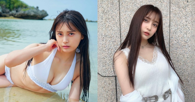 18 歲的青春魅力！清新正妹「小山璃奈」高中一畢業就解放酥胸、長腿