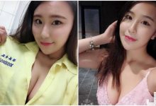 正妹穿景美制服超爆乳，扣子解開「蹦出一條深溝」！-蜗牛扑克官方-GG扑克