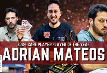 【EV扑克】Adrian Mateos荣获2024年Card Player年度最佳牌手称号-蜗牛扑克官方-GG扑克